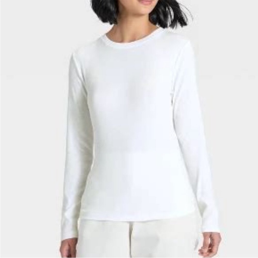 NWT A New Day White Long Sleeve Tshirt